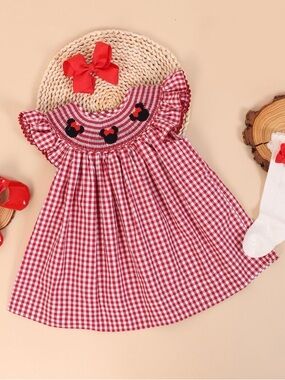 NEW Minnie Mouse Disney Dress Similar to Stitchy Fish From Etsy Size 12-18 Month